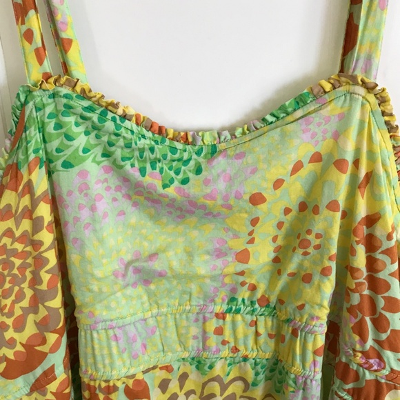 MllE GABRIELLE Floral Sundress Cotton Midi Dress Women’s Plus Size 3X Fit 2X - Picture 2 of 16